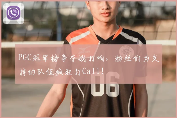 PGC冠军榜争夺战打响，粉丝们为支持的队伍疯狂打Call！